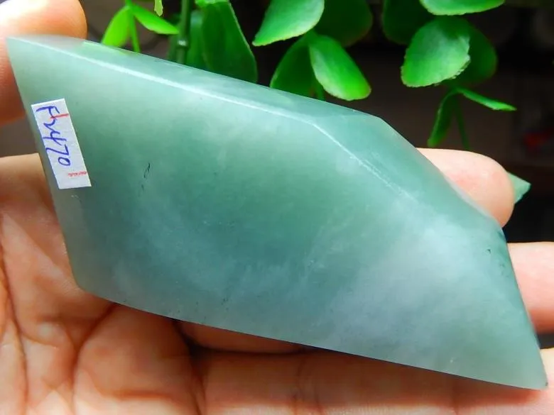 Natural Jade Rough Jadeite Raw (92g, 84X36X14mm)