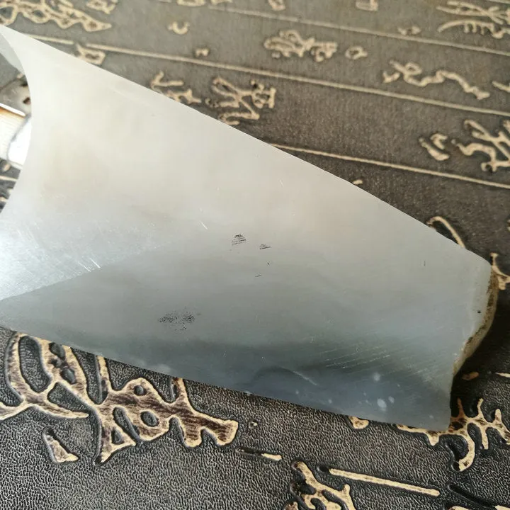 Natural Kunlun Jade Rough Nephrite Raw (224g, 10X5.7X2cm)