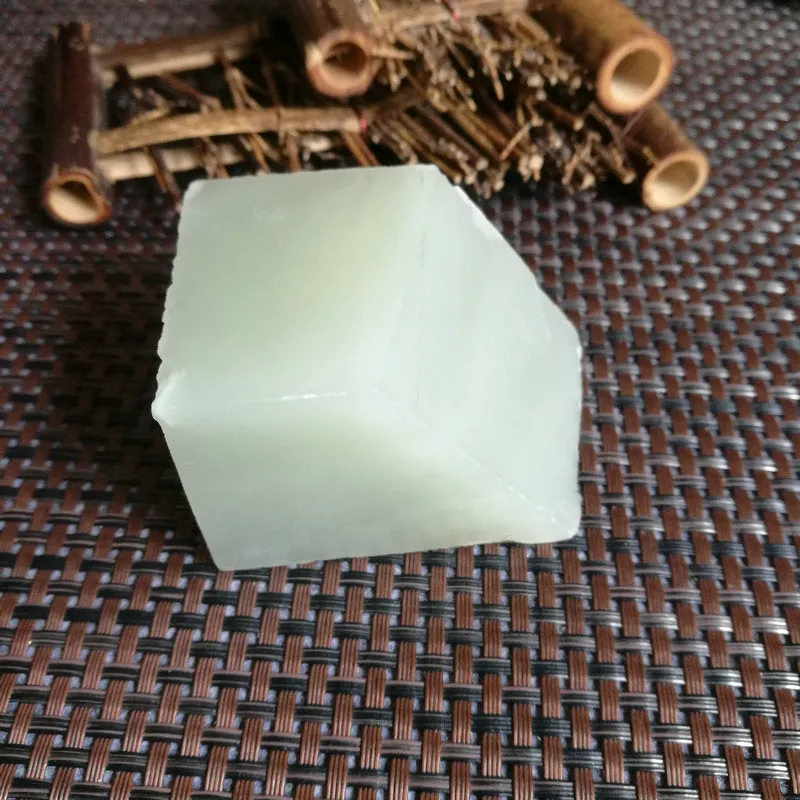 Natural Kunlun Jade Rough Nephrite Raw (258g,6.5X4.8X4cm)