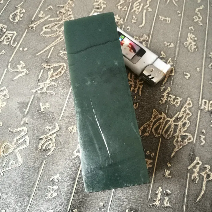 Natural Kunlun Jade Rough Nephrite Raw (478g, 10.5X4.2X3.5cm)