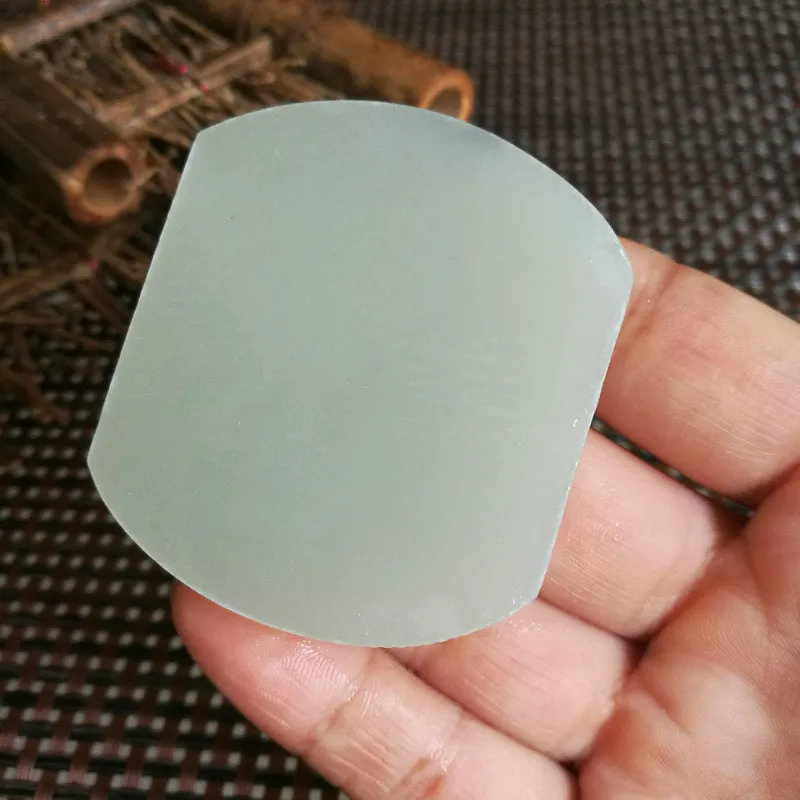 Natural Kunlun Jade Rough Nephrite Raw (55g, 5.2X1.6cm)