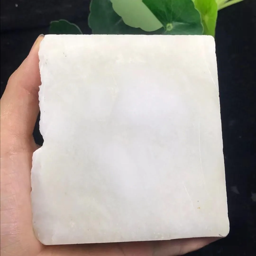 Natural Kunlun Jade Rough Nephrite Raw (780g,11.1X8.4X6.2cm)