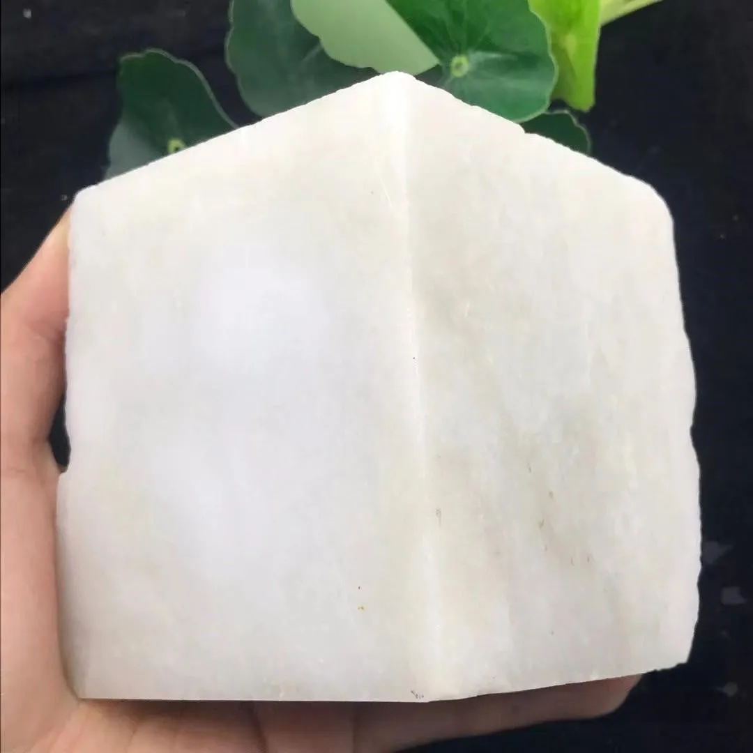 Natural Kunlun Jade Rough Nephrite Raw (780g,11.1X8.4X6.2cm)