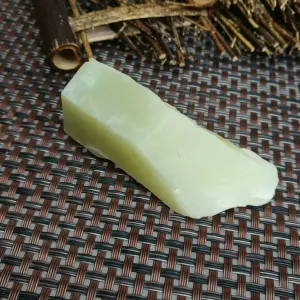 Natural Kunlun Jade Rough Nephrite Raw (85g,7X3X1.5cm)