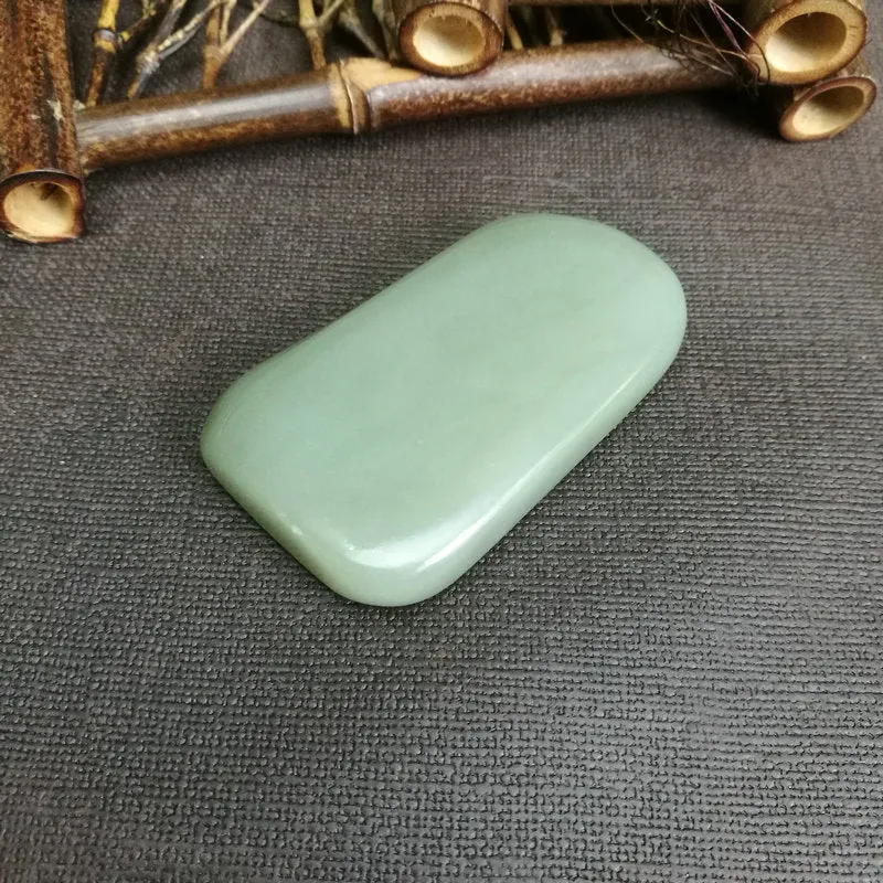 Natural Kunlun Jade Rough Nephrite Raw (91g, 6.4x4.4x1.4cm)