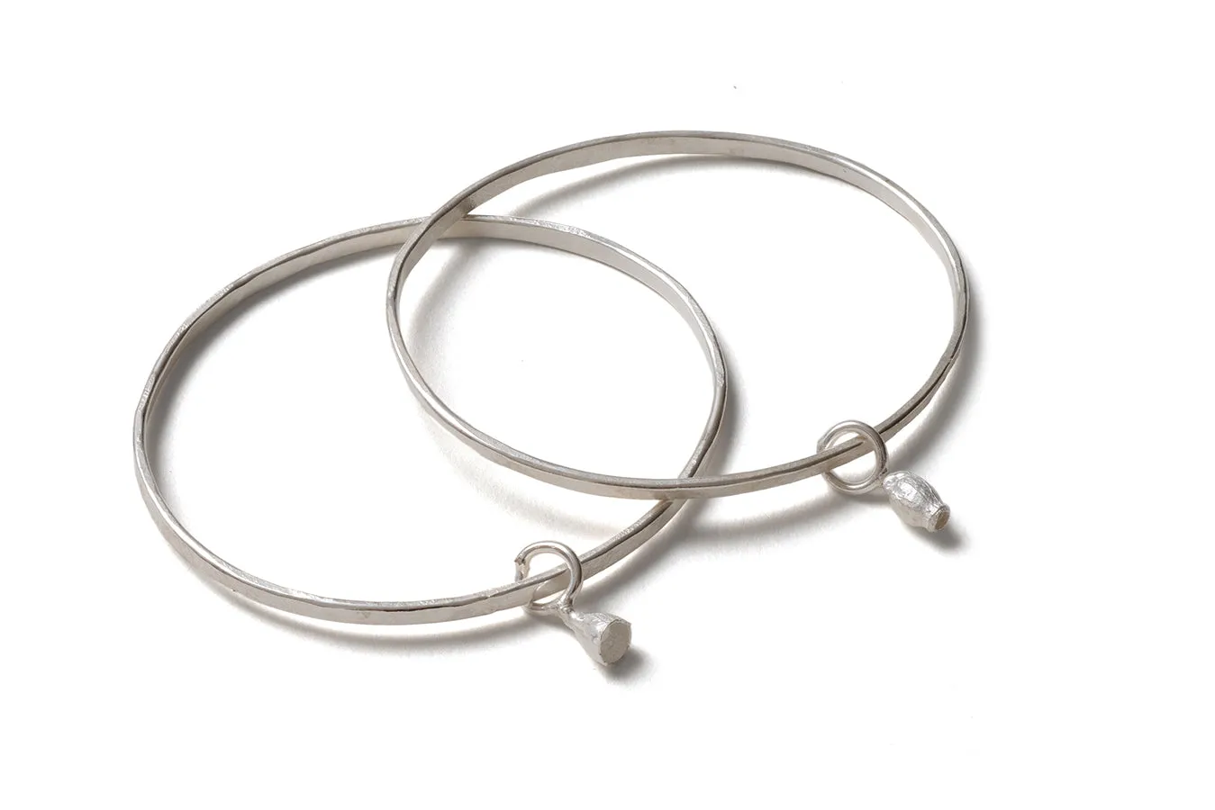 Pod Gum Nut bangle in sterling silver