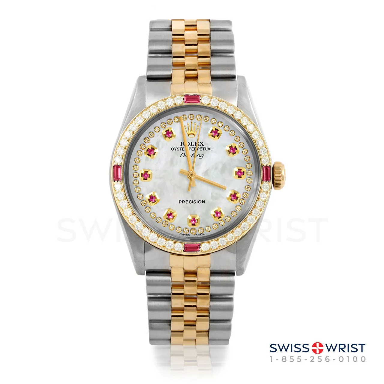 Rolex Air King 34mm | 5500-TT-WMOP-STRR-4RBY-JBL