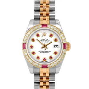 Rolex Datejust 26mm | 179173-WHT-RBY-AM-4RBY-JBL