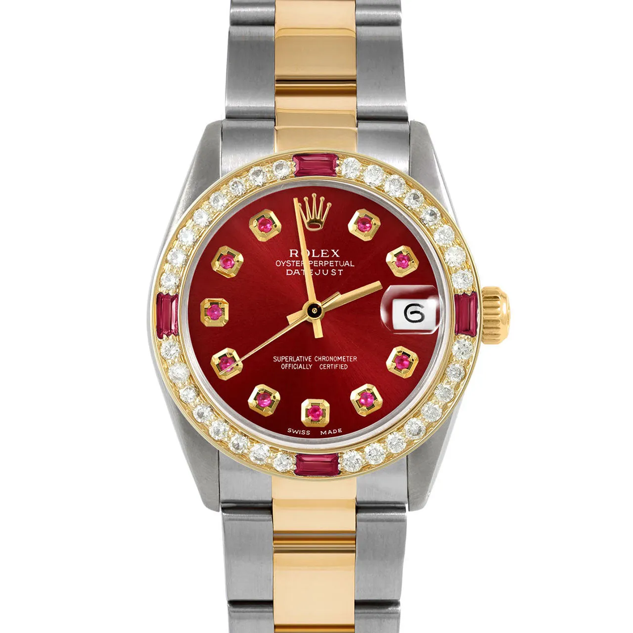 Rolex Datejust 31mm | 6827-TT-RED-RBY-AM-4RBY-OYS