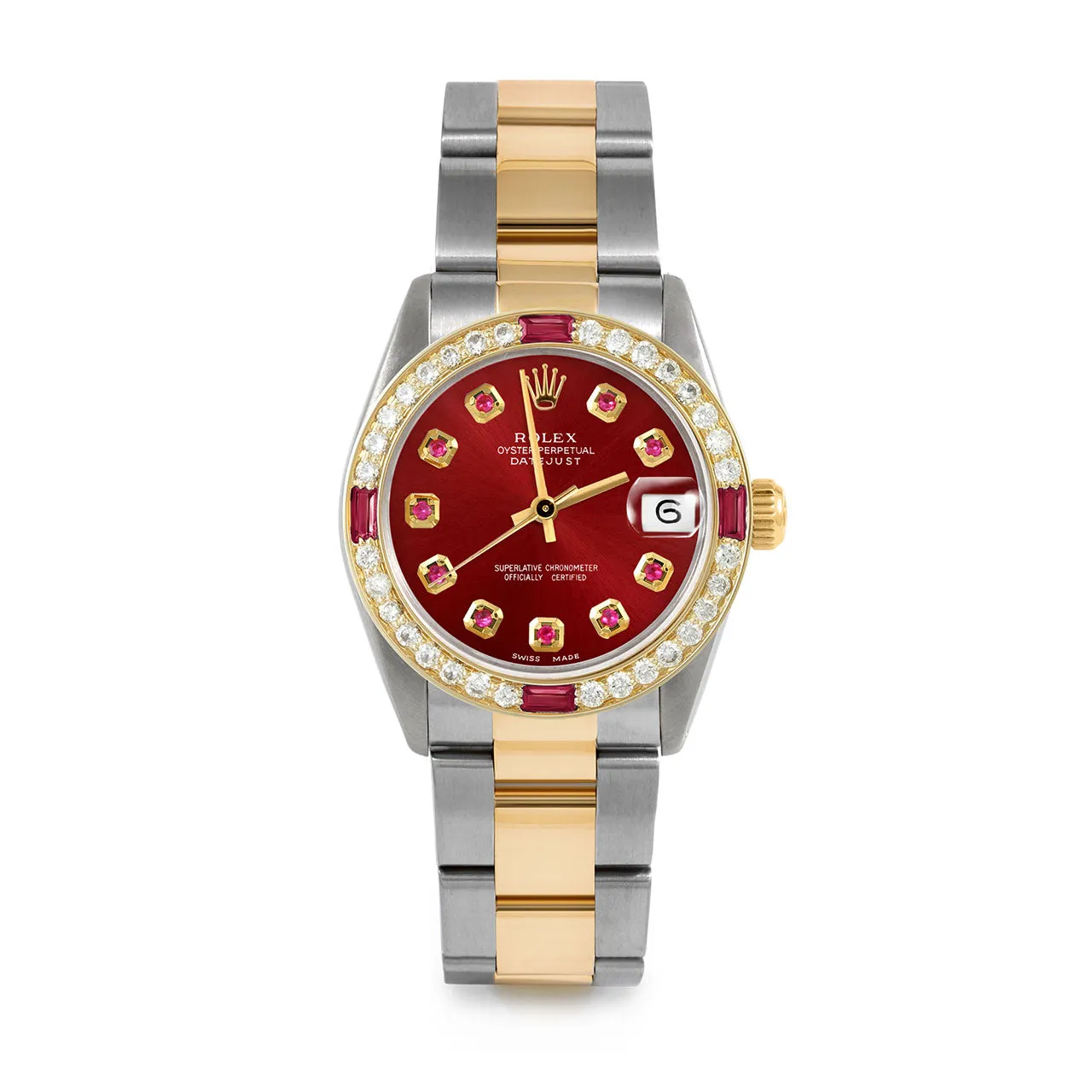 Rolex Datejust 31mm | 6827-TT-RED-RBY-AM-4RBY-OYS