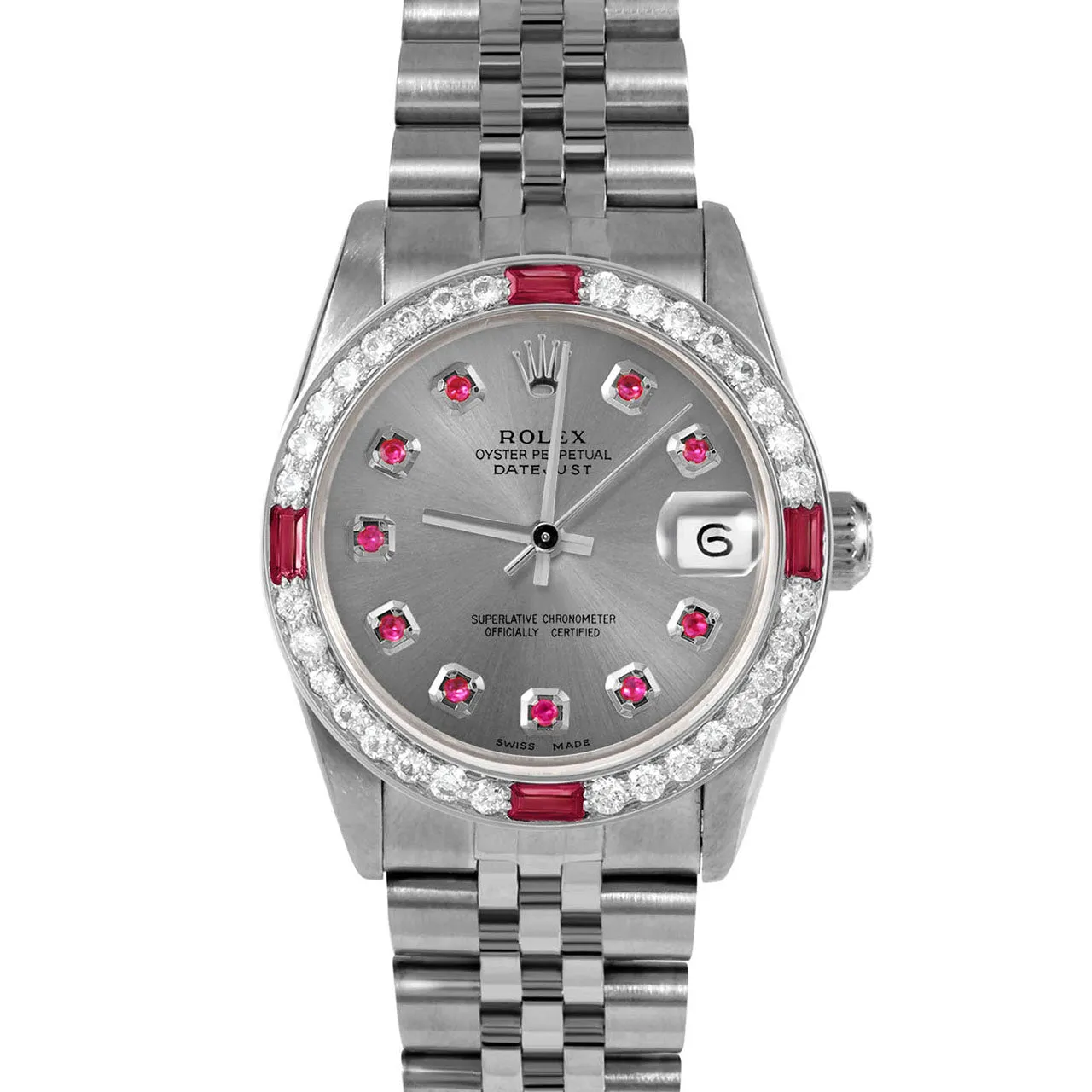 Rolex Datejust 31mm | 68274-SLT-RBY-AM-4RBY-JBL