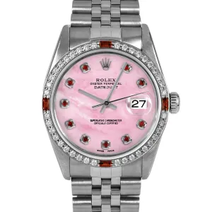 Rolex Datejust 36mm | 16014-PMOP-RBY-AM-4RBY-JBL