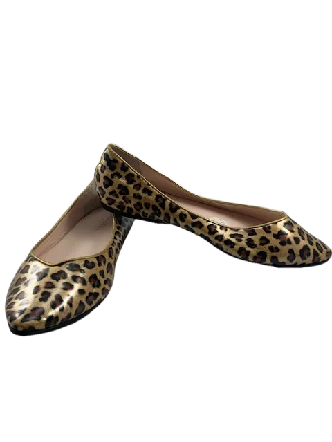 RUBY & BLOOM ANIMAL PRINT FLATS (SZ 4 1/2)