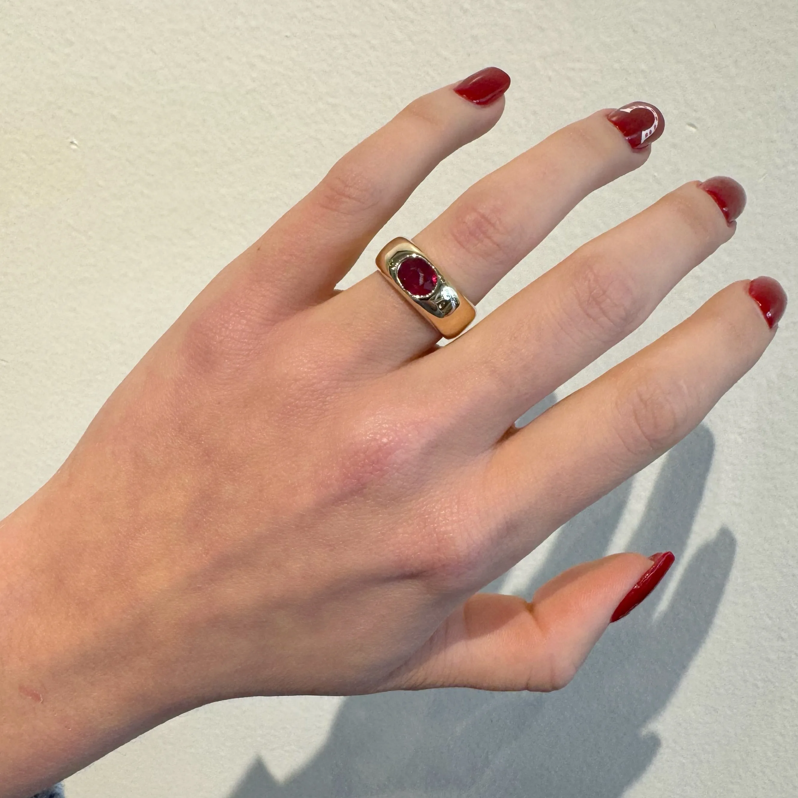 Ruby Dome Ring