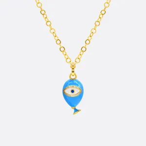 Sahi London Age of Innocence Blue Eye Adjustable Necklace