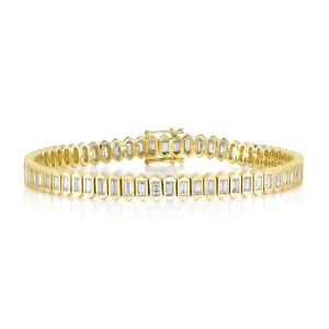 SC22008689 14K Yellow Gold Tennis Bracelet