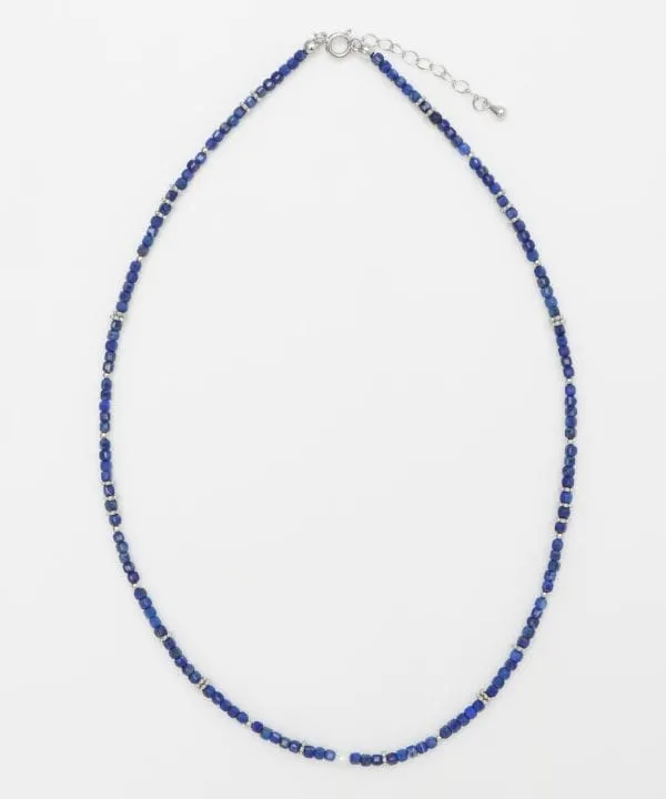 Square Shape Lapis Lazuli Beads Necklace