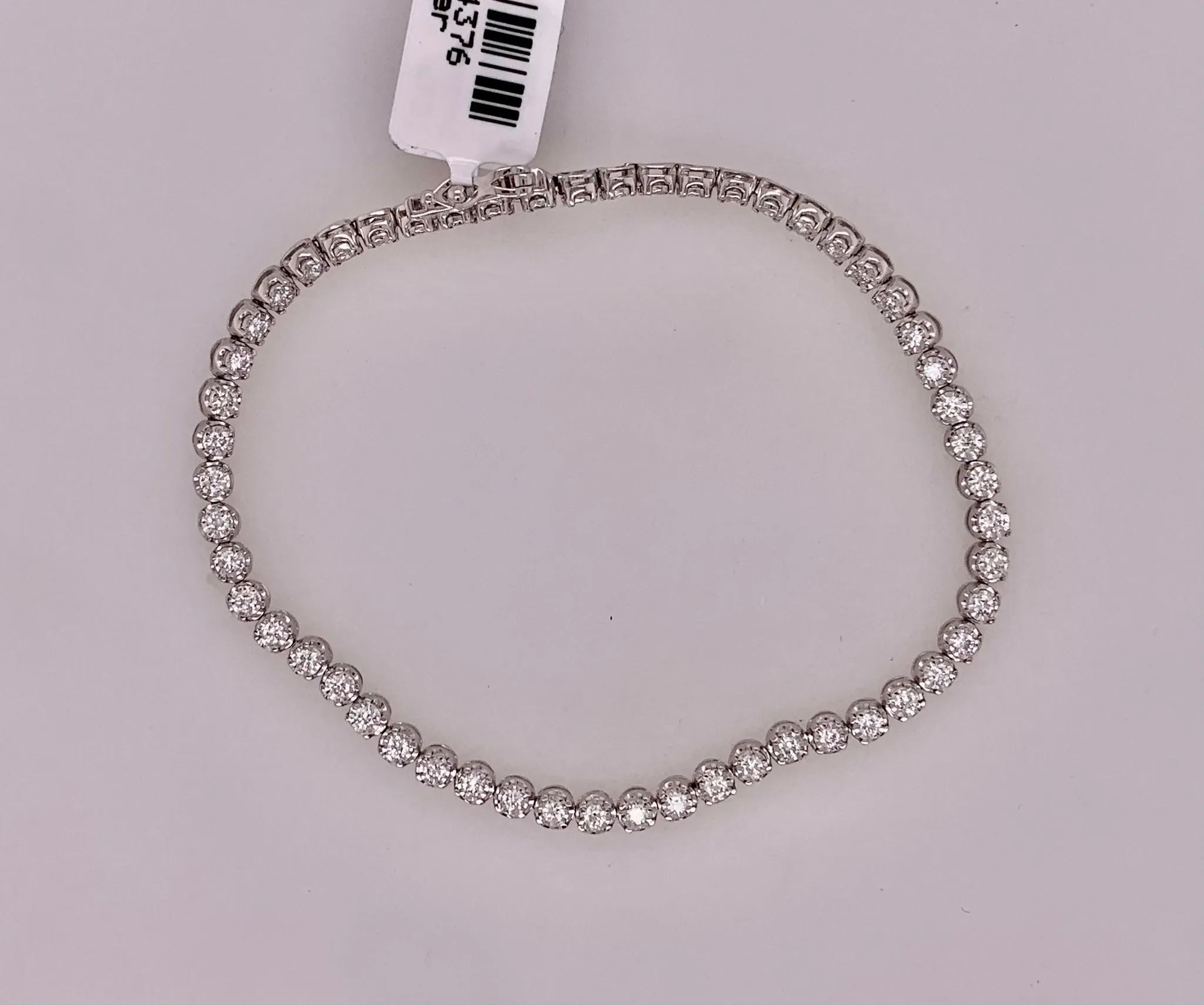 Sterling Silver LAB Diamond Tennis Bracelet