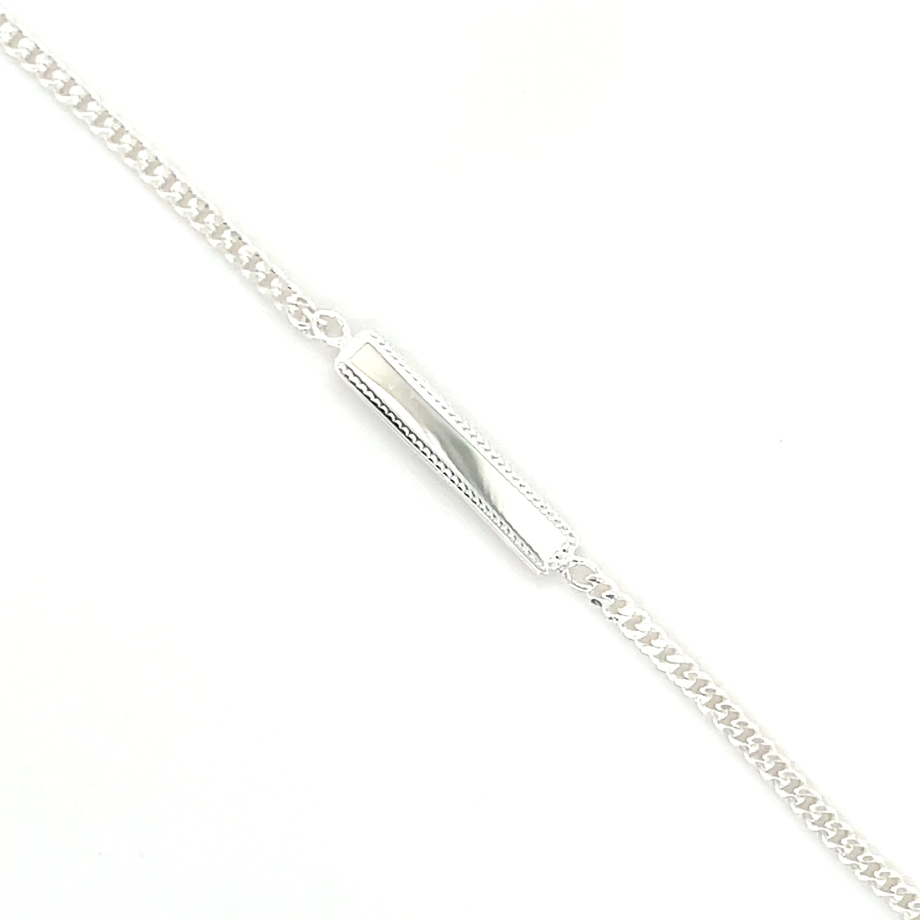 Sterling Silver Petite ID Bracelet